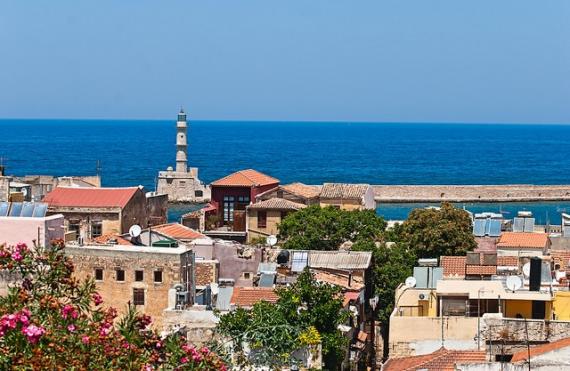 Panoramic view of Chania city. - Chania