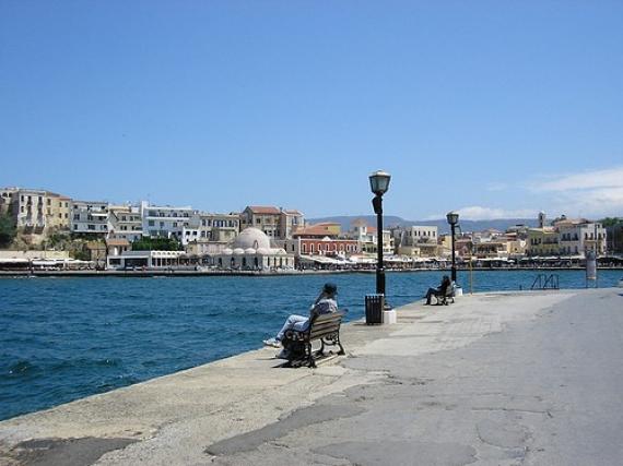 'Chania - harbour' - Chania